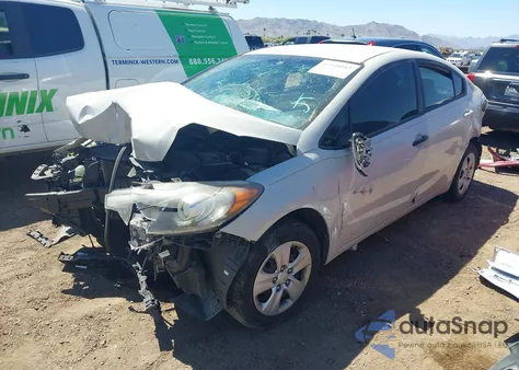 2015 Kia Forte Lx из США, поврежденный, VIN KNAFK4A6XF5416449